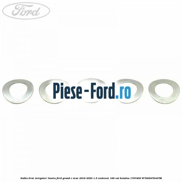 Saiba brat stergator, luneta Ford Grand C-Max 2016-2020 1.5 EcoBoost 180 cai benzina #66597EC4C4