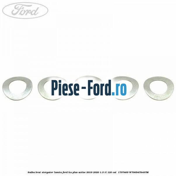 Saiba brat stergator, luneta Ford Ka plus Active 2019-2020 1.5 Ti 120 cai  #49848DC3F9