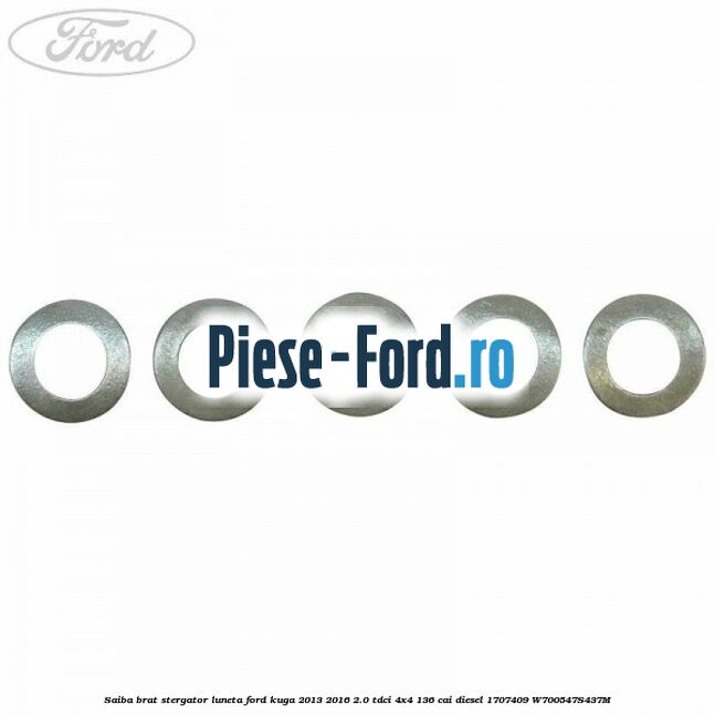 Saiba brat stergator, luneta Ford Kuga 2013-2016 2.0 TDCi 4x4 136 cai diesel #E4B197C3B0