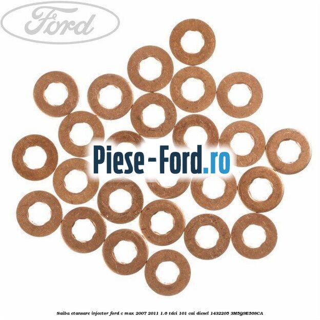 Saiba etansare injector Ford C-Max 2007-2011 1.6 TDCi 101 cai diesel #D39EC91448