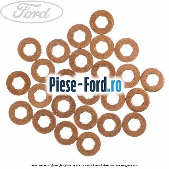 Saiba etansare injector Ford Focus 2008-2011 1.6 TDCi 90 cai diesel #DC48A92BF7