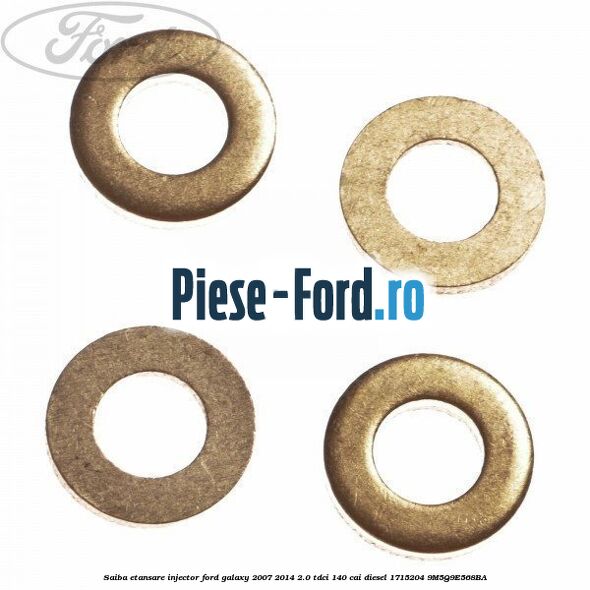 Saiba etansare injector Ford Galaxy 2007-2014 2.0 TDCi 140 cai diesel #A601B4A9A5