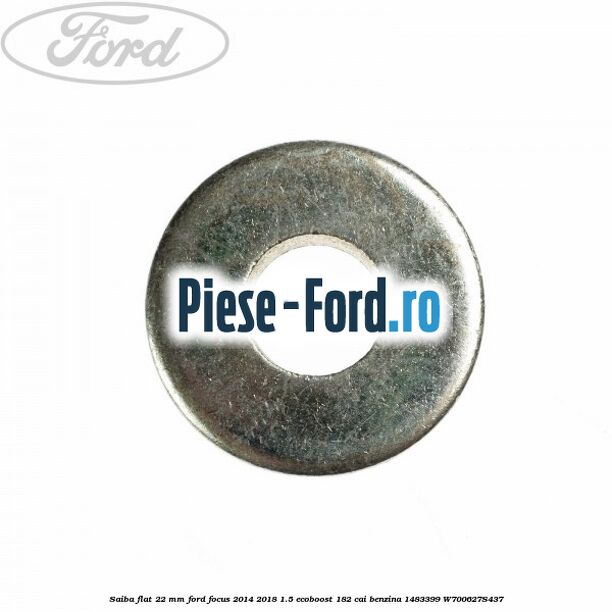 Saiba flat 15 mm Ford Focus 2014-2018 1.5 EcoBoost 182 cai benzina