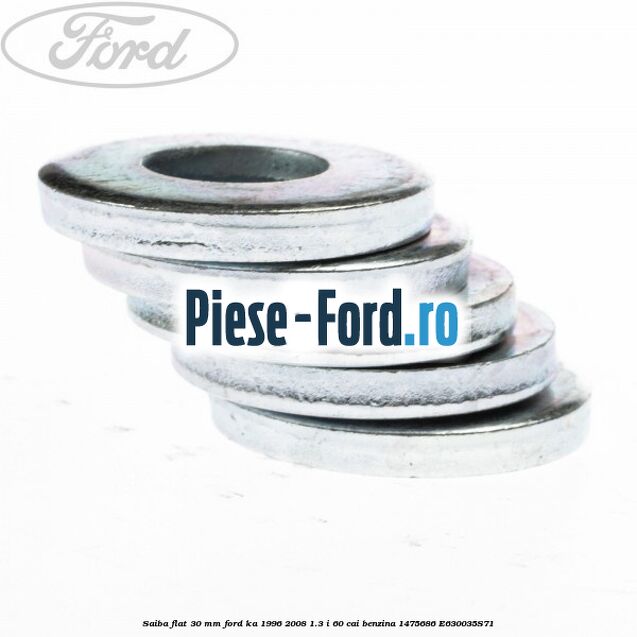 Saiba flat 30 mm Ford Ka 1996-2008 1.3 i 60 cai benzina #C194F902A5