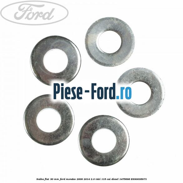Saiba flat 30 mm Ford Mondeo 2008-2014 2.0 TDCi 115 cai #06BB67C520 Saiba flat 30 mm Ford Mondeo 2008-2014 2.0 TDCi 115 cai diesel #06BB67C520