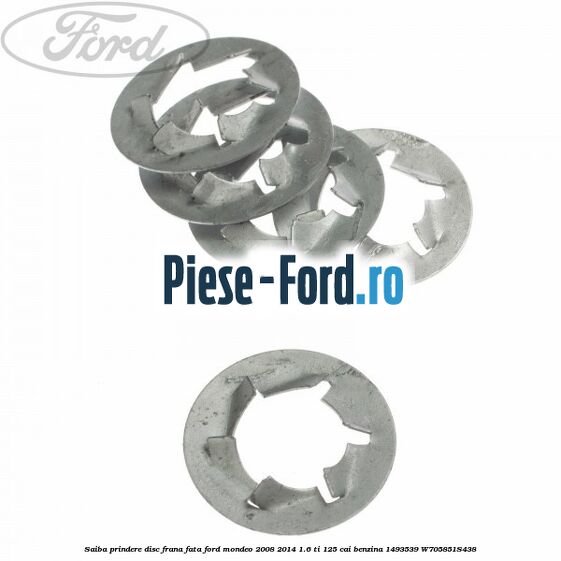 Saiba prindere disc frana fata Ford Mondeo 2008-2014 1.6 Ti 125 cai benzina