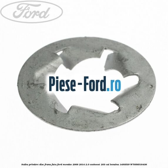 Saiba prindere disc frana fata Ford Mondeo 2008-2014 2.0 EcoBoost 203 cai benzina