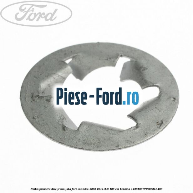 Disc frana spate R 302 mm Ford Mondeo 2008-2014 2.3 160 cai benzina