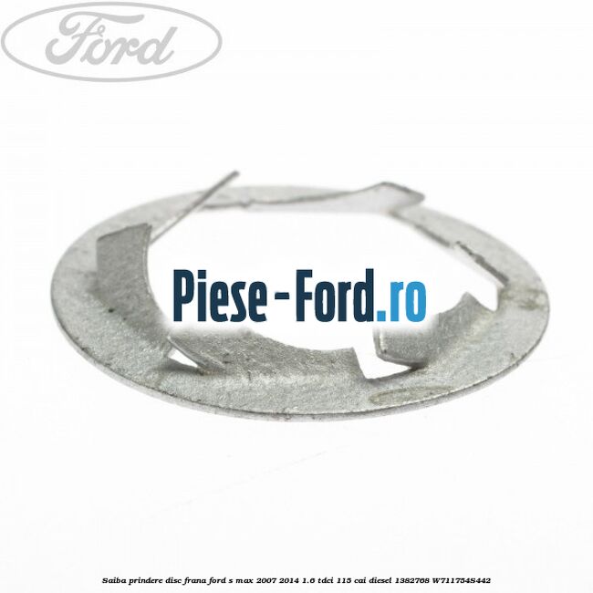 Disc frana spate R 302 mm Ford S-Max 2007-2014 1.6 TDCi 115 cai diesel