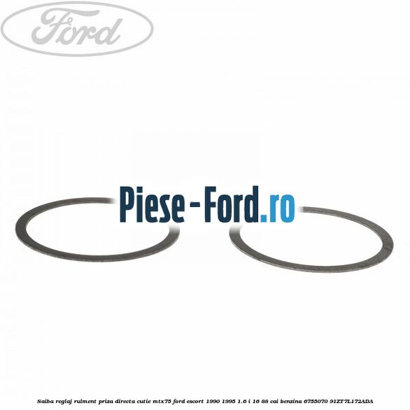 Saiba reglaj rulment priza directa cutie MTX75 Ford Escort 1990-1995 1.6 i 16 88 cai benzina #0F763DAC6F