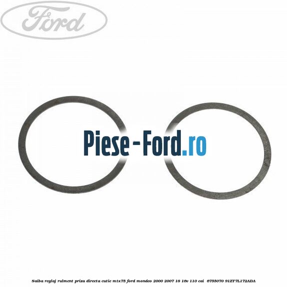 Saiba reglaj rulment priza directa cutie MTX75 Ford Mondeo 2000-2007 1.8 16V 110 cai #DF7DBC5D86