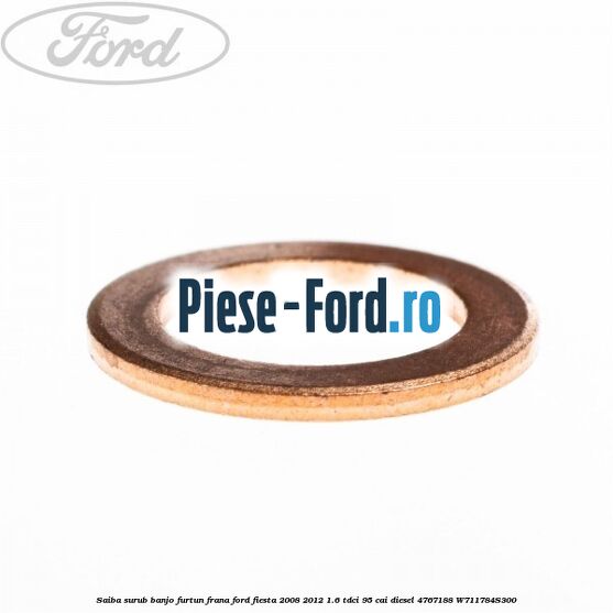 Popnit prindere suport conducta frana Ford Fiesta 2008-2012 1.6 TDCi 95 cai diesel