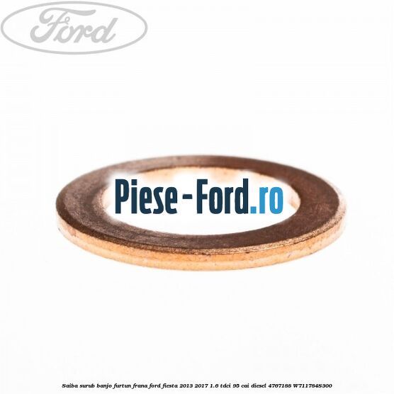 Popnit prindere suport conducta frana Ford Fiesta 2013-2017 1.6 TDCi 95 cai diesel