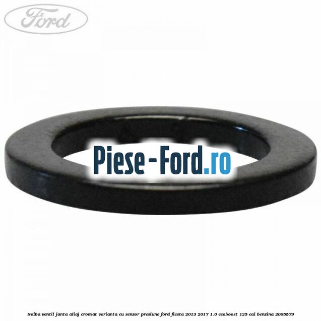 Saiba ventil janta aliaj cromat, varianta cu senzor presiune Ford Fiesta 2013-2017 1.0 EcoBoost 125 cai #7E4346AC7A