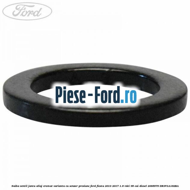 Capac ventil jantat tabla, varianta cu senzor presiune roti Ford Fiesta 2013-2017 1.6 TDCi 95 cai diesel