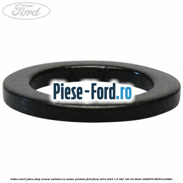 Capac ventil jantat tabla, varianta cu senzor presiune roti Ford Focus 2014-2018 1.5 TDCi 120 cai diesel