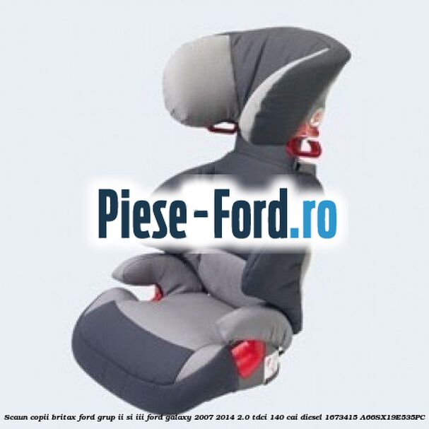 Scaun auto pentru copii KIDFIX XP Ford Galaxy 2007-2014 2.0 TDCi 140 cai diesel