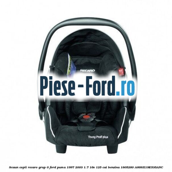 Scaun copii Recaro grup 0 Ford Puma 1997-2003 1.7 16V 125 cai benzina