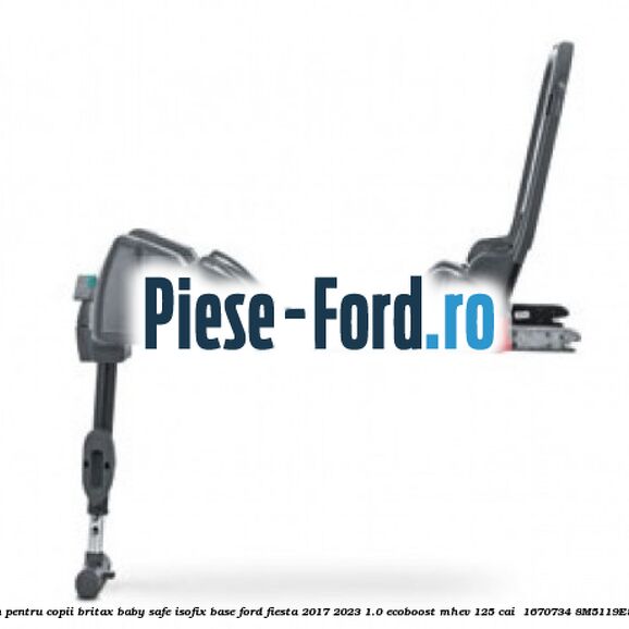 Scaun pentru copii Britax Baby Safe ISOFIX Base Ford Fiesta 2017-2023 1.0 EcoBoost mHEV 125 cai  #4D629E4052