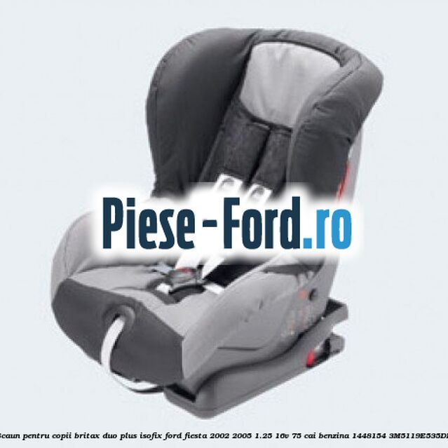 Scaun pentru copii Britax Duo Plus ISOFIX Ford Fiesta 2002-2005 1.25 16V 75 cai benzina #D0B2D3F8F4