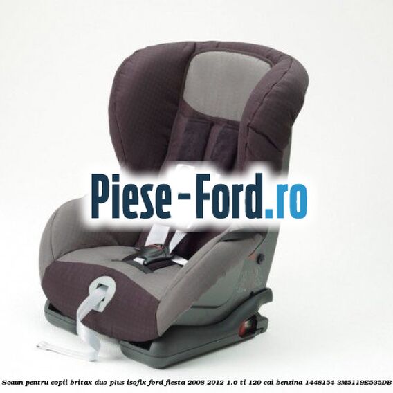 Scaun pentru copii Britax Duo Plus ISOFIX Ford Fiesta 2008-2012 1.6 Ti 120 cai benzina