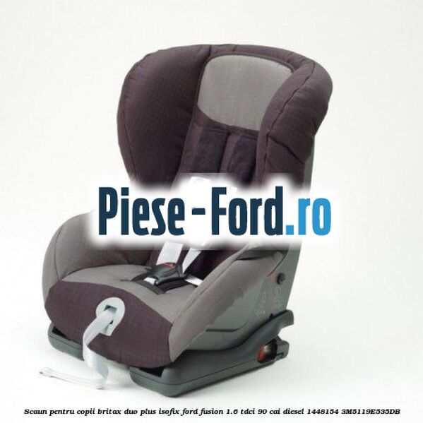 Scaun pentru copii Britax Duo Plus ISOFIX Ford Fusion 1.6 TDCi 90 cai diesel