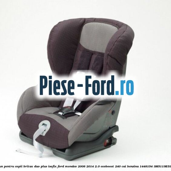 Scaun pentru copii Britax Duo Plus ISOFIX Ford Mondeo 2008-2014 2.0 EcoBoost 240 cai benzina