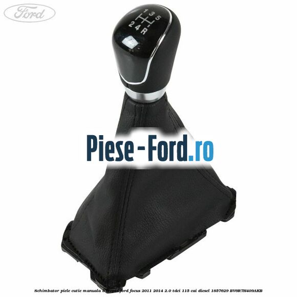 Schimbator cu nuca iluminata 6 viteze Ford Focus 2011-2014 2.0 TDCi 115 cai diesel