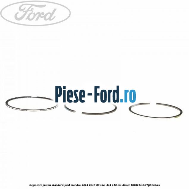 Segmenti piston standard Ford Mondeo 2014-2018 2.0 TDCi 4x4 150 cai #D9D34D9EE2