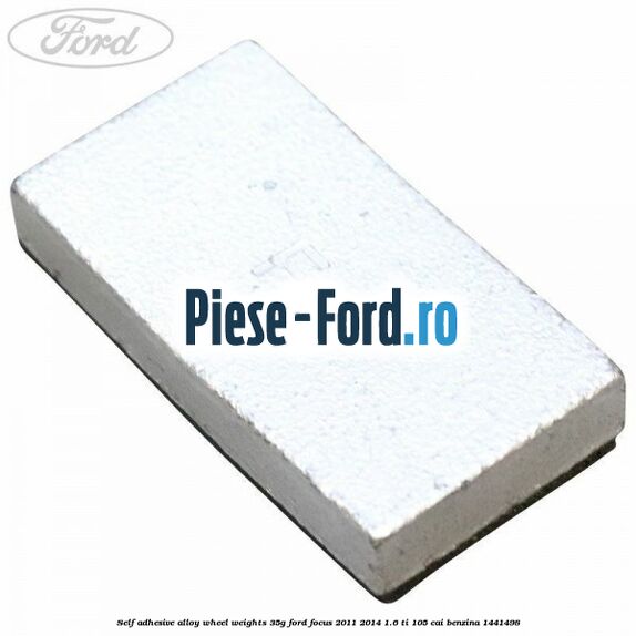 Self-adhesive alloy wheel weights, 35g Ford Focus 2011-2014 1.6 Ti 105 cai benzina #A2DCCE9D52