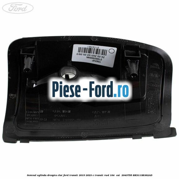 Semnal oglinda dreapta clar Ford Transit 2019-2023 E-TRANSIT RWD 184  cai  #32EA42036F