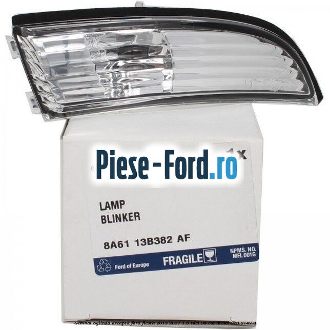 Piulita fixare lampa stop Ford Fiesta 2013-2017 1.5 TDCi 95 cai diesel