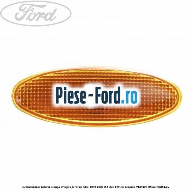 Lampa numar inmatriculare Ford Mondeo 1996-2000 2.5 24V 170 cai benzina