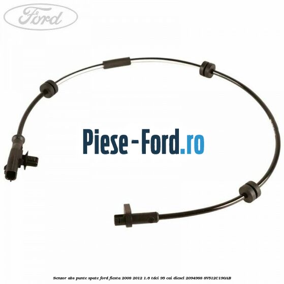 Senzor ABS punte spate Ford Fiesta 2008-2012 1.6 TDCi 95 cai diesel