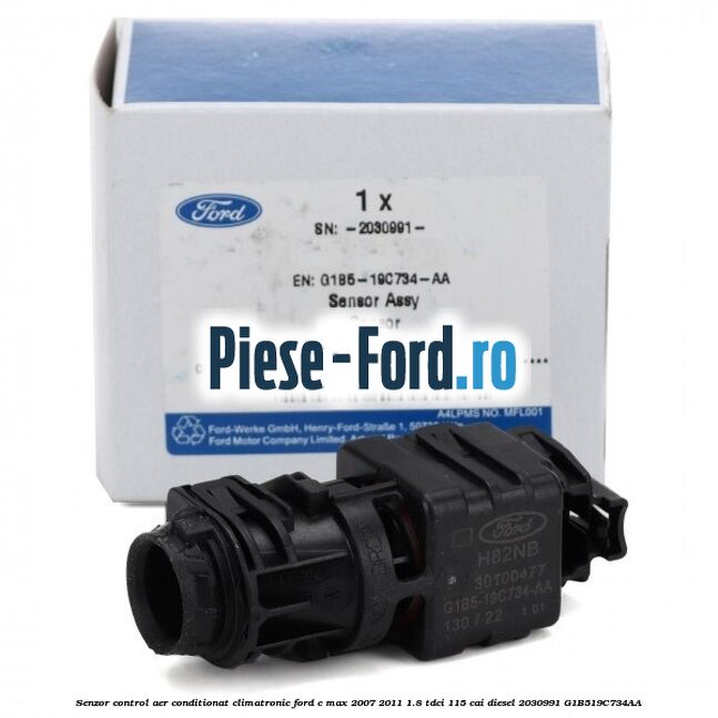Senzor control aer conditionat, climatronic Ford C-Max 2007-2011 1.8 TDCi 115 cai diesel #B630C408C3