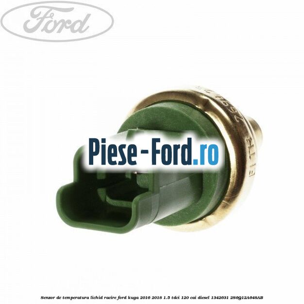 Senzor de temperatura lichid racire Ford Kuga 2016-2018 1.5 TDCi 120 cai diesel #666AA605F6