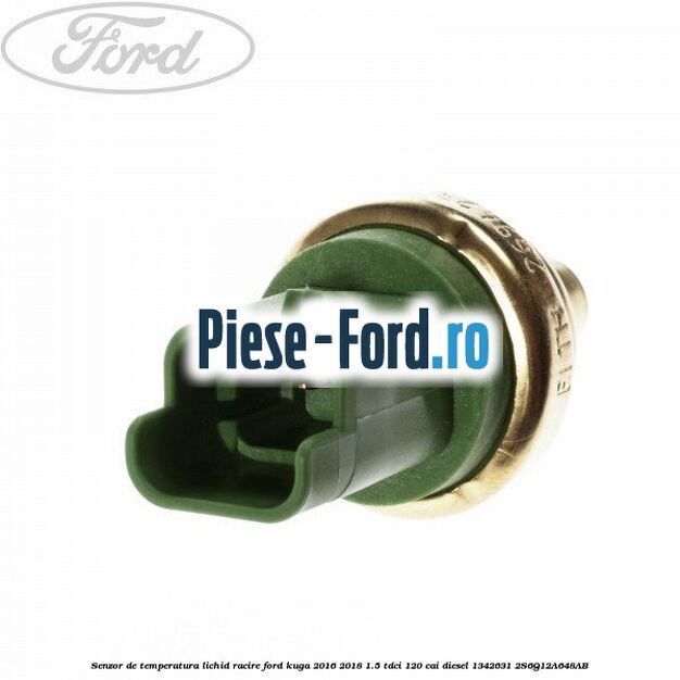 Senzor de temperatura lichid racire Ford Kuga 2016-2018 1.5 TDCi 120 cai diesel