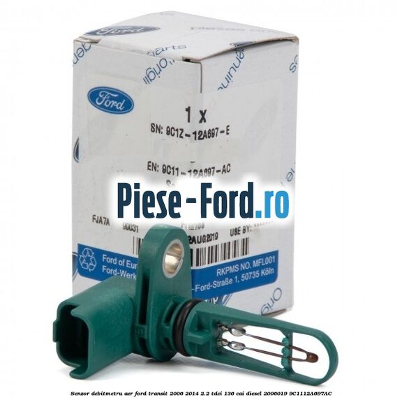 Senzor debitmetru aer Ford Transit 2006-2014 2.2 TDCi 136 cai diesel #5B74150AC1