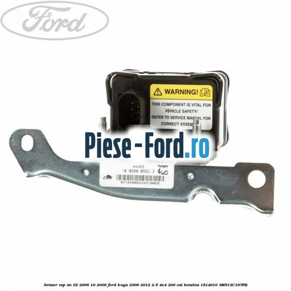 Senzor ABS punte spate Ford Kuga 2008-2012 2.5 4x4 200 cai benzina