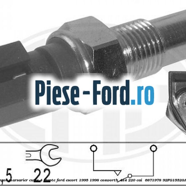 Senzor marsarier cutie 4 trepte Ford Escort 1995-1998 Cosworth 4x4 220 cai #885F579D91 Senzor marsarier cutie 4 trepte Ford Escort 1995-1998 Cosworth 4x4 220 cai #885F579D91