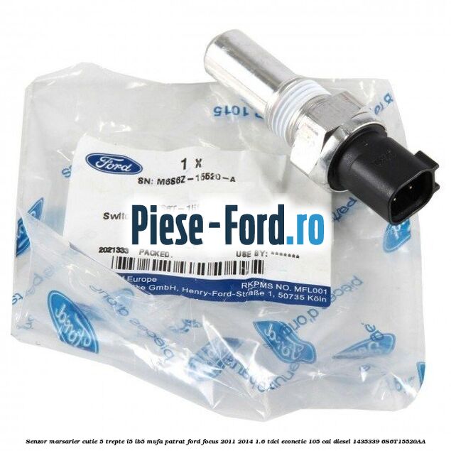 Senzor marsarier, cutie 5 trepte I5/IB5 mufa patrat Ford Focus 2011-2014 1.6 TDCi ECOnetic 105 cai diesel #B8224CDA9E