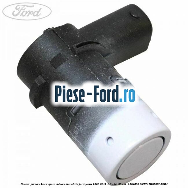 Senzor parcare bara spate culoare ice white Ford Focus 2008-2011 1.6 TDCi 90 cai  #9936BA7EA1