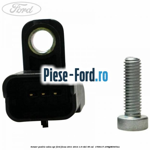 Senzor pozitie valva egr Ford Focus 2011-2014 1.6 TDCi 95 cai  #099C3FB716