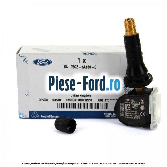 Senzor presiune aer la roata janta Ford Ranger 2019-2022 2.0 EcoBlue 4x4 170 cai  #EE3BB6073B