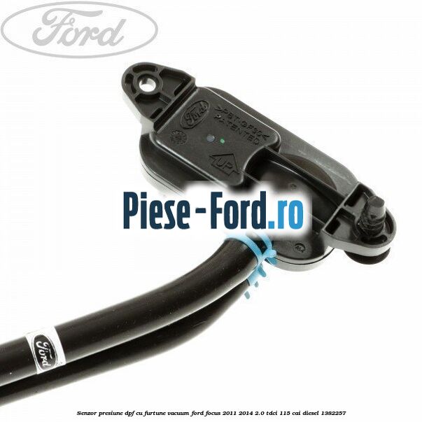 Senzor presiune DPF cu furtune vacuum Ford Focus 2011-2014 2.0 TDCi 115 cai