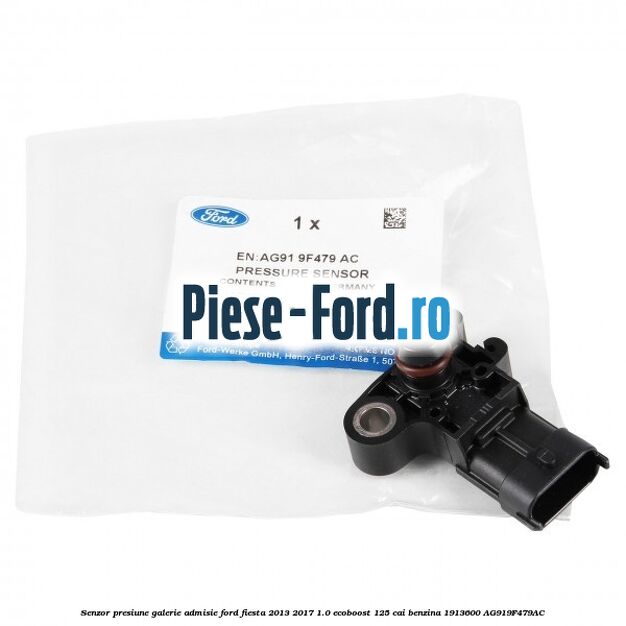 Senzor presiune galerie admisie Ford Fiesta 2013-2017 1.0 EcoBoost 125 cai benzina