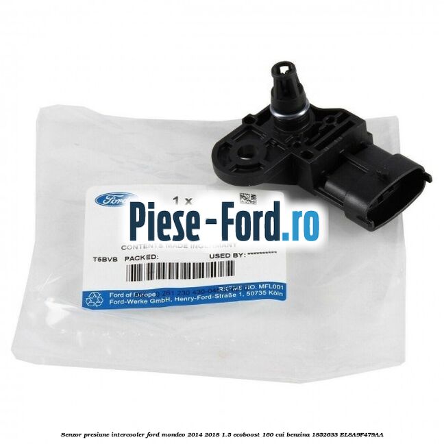 Senzor presiune intercooler Ford Mondeo 2014-2018 1.5 EcoBoost 160 cai benzina #CEDC896B7F