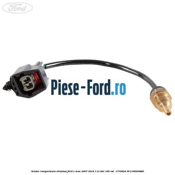 Senzor temperatura chiulasa Ford S-Max 2007-2014 1.8 TDCi 100 cai  #0DDE89A0B0