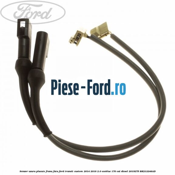 Senzor uzura placute frana fata Ford Transit Custom 2014-2018 2.0 EcoBlue 170 cai diesel #180CA886B2