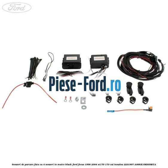Senzori de parcare fata, cu 4 senzori in matte black Ford Focus 1998-2004 ST170 173 cai benzina #EC14CE0757